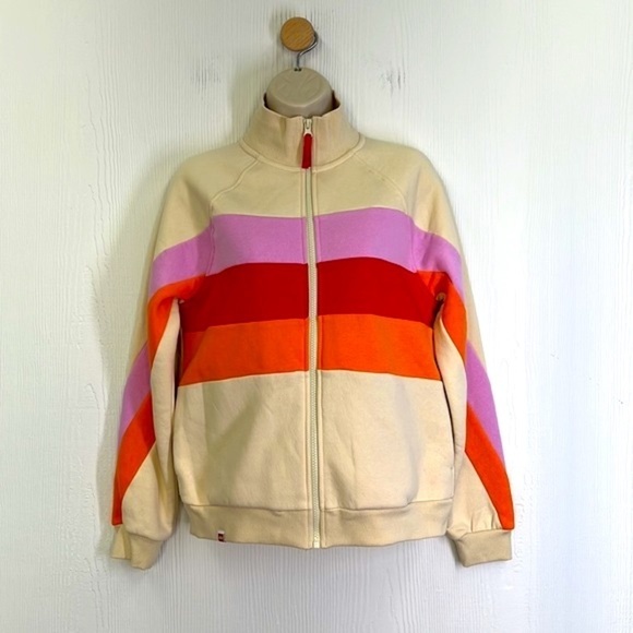 Lego For Target - Color Block Stripe Full Zip Track Jacket Sweatshirt Size Small - Picture 2 of 11